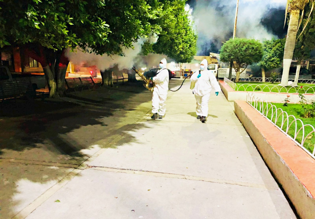 Continúan con la campaña de&nbsp;fumigación
