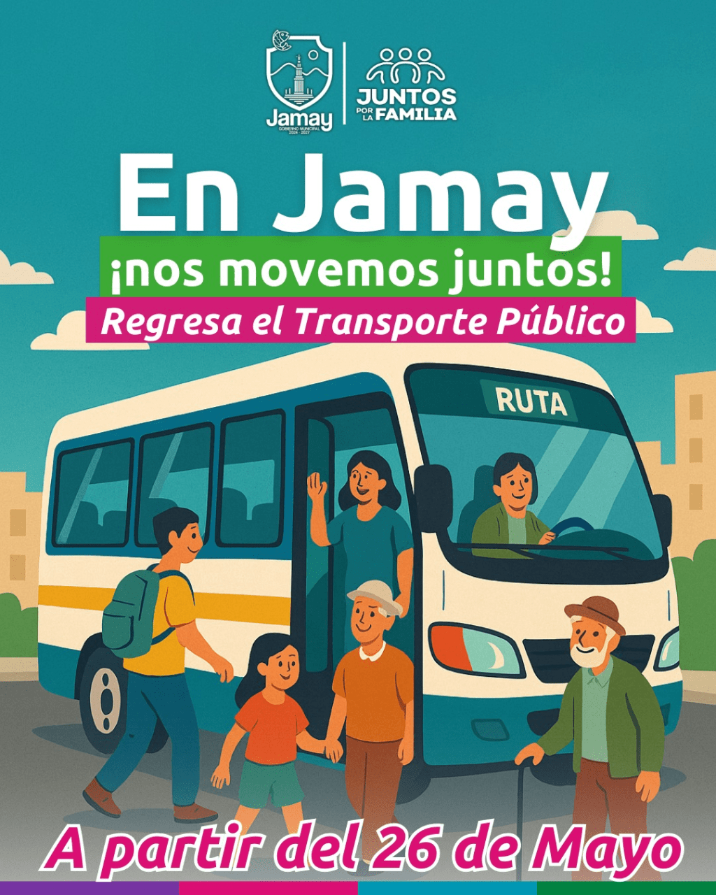 ¡El transporte público está de regreso!