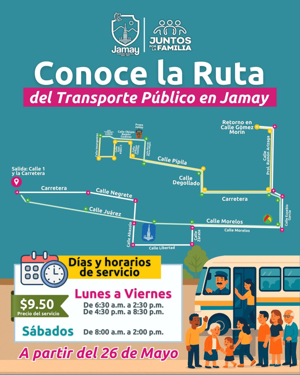 ¡A partir del 26 de mayo, Jamay se mueve&nbsp;contigo!