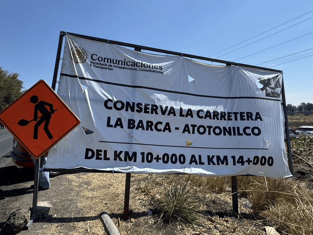 Inician trabajos de rehabilitación en Carretera Federal La Barca –&nbsp;Atotonilco