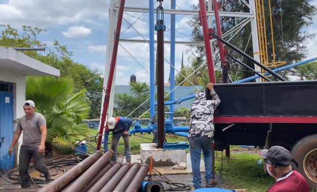 Trabajan en reparación de pozo tras falla eléctrica provocada por&nbsp;tormenta