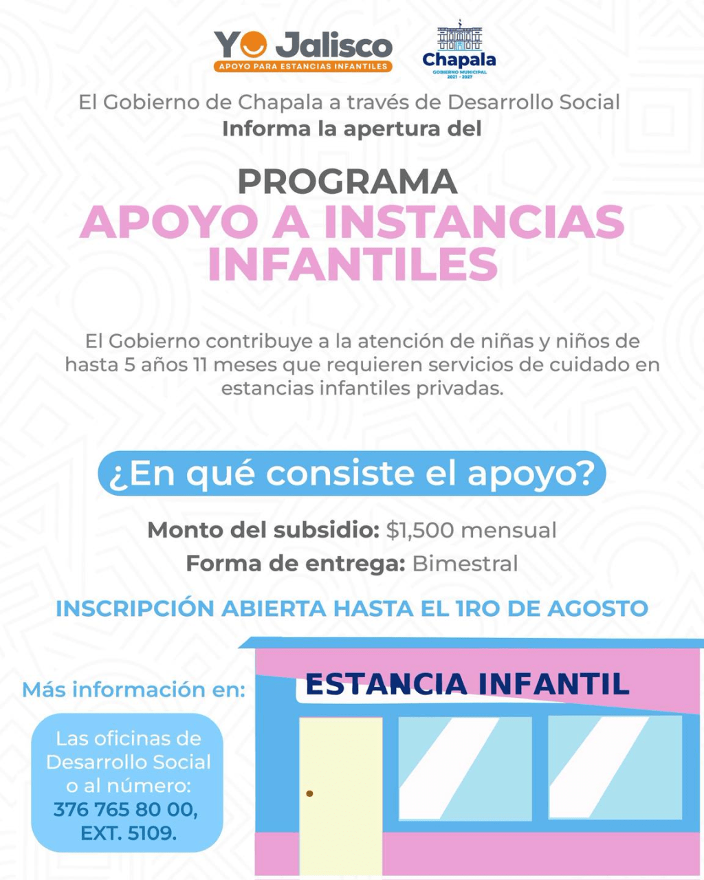 Programa “Yo Jalisco Apoyo al Desarrollo&nbsp;Social”