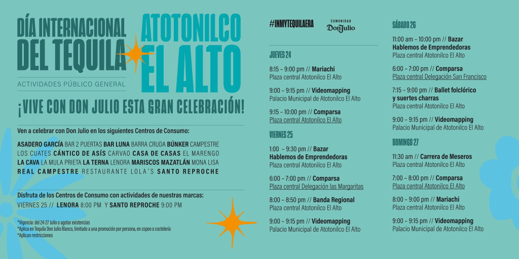 Atotonilco el Alto se viste de fiesta para celebrar el legado de nuestra bebida&nbsp;nacional