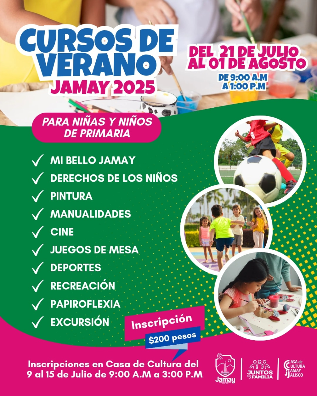 ¡Los Cursos de Verano Jamay 2025 ya están&nbsp;aquí!
