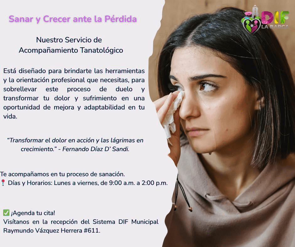 🕊️ DIF La Barca ofrece acompañamiento tanatológico para personas en proceso de&nbsp;duelo