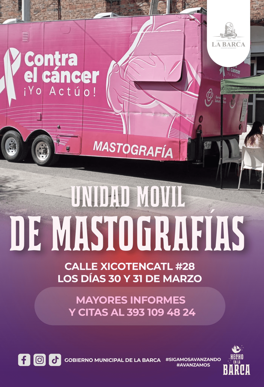 La Barca refuerza la salud de las mujeres&nbsp;💗