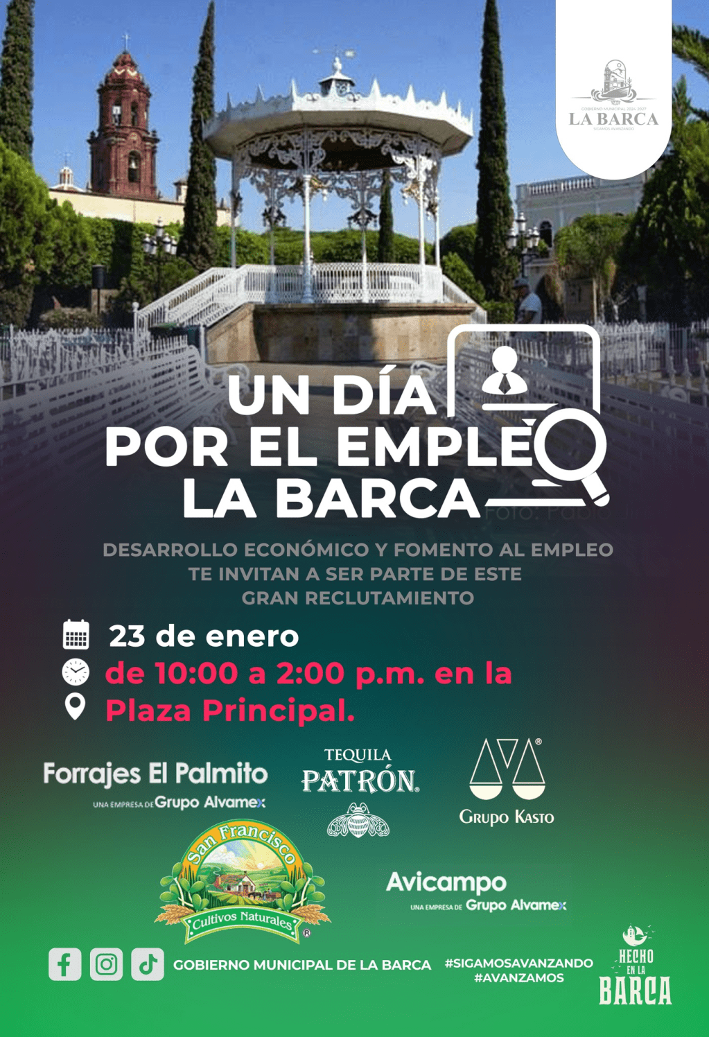 La Barca anuncia Feria del Empleo 2026 para impulsar nuevas oportunidades&nbsp;laborales