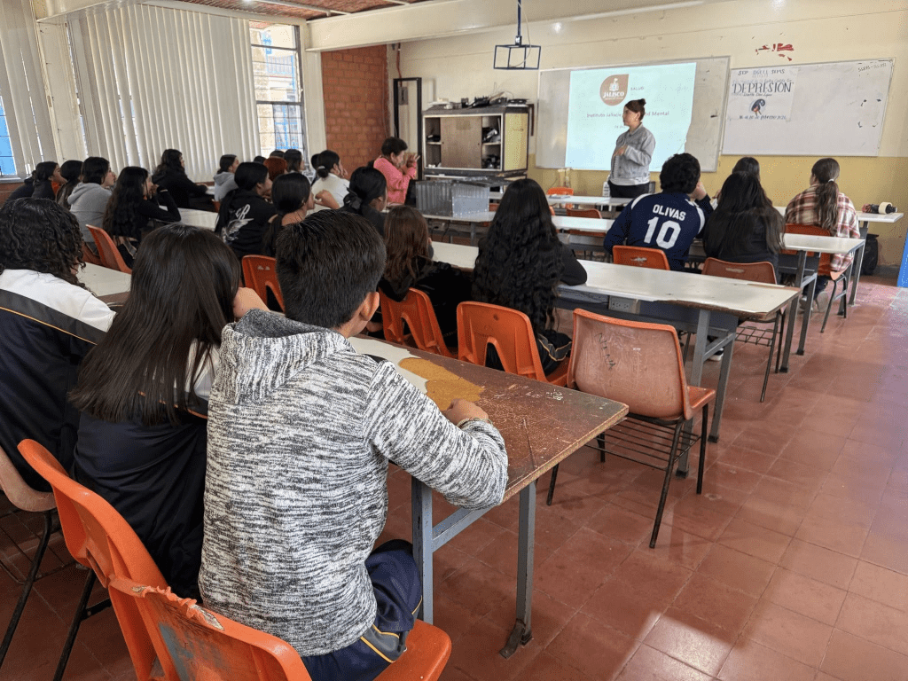 Módulo de Salud Mental La Barca aborda la depresión en Cetis&nbsp;73