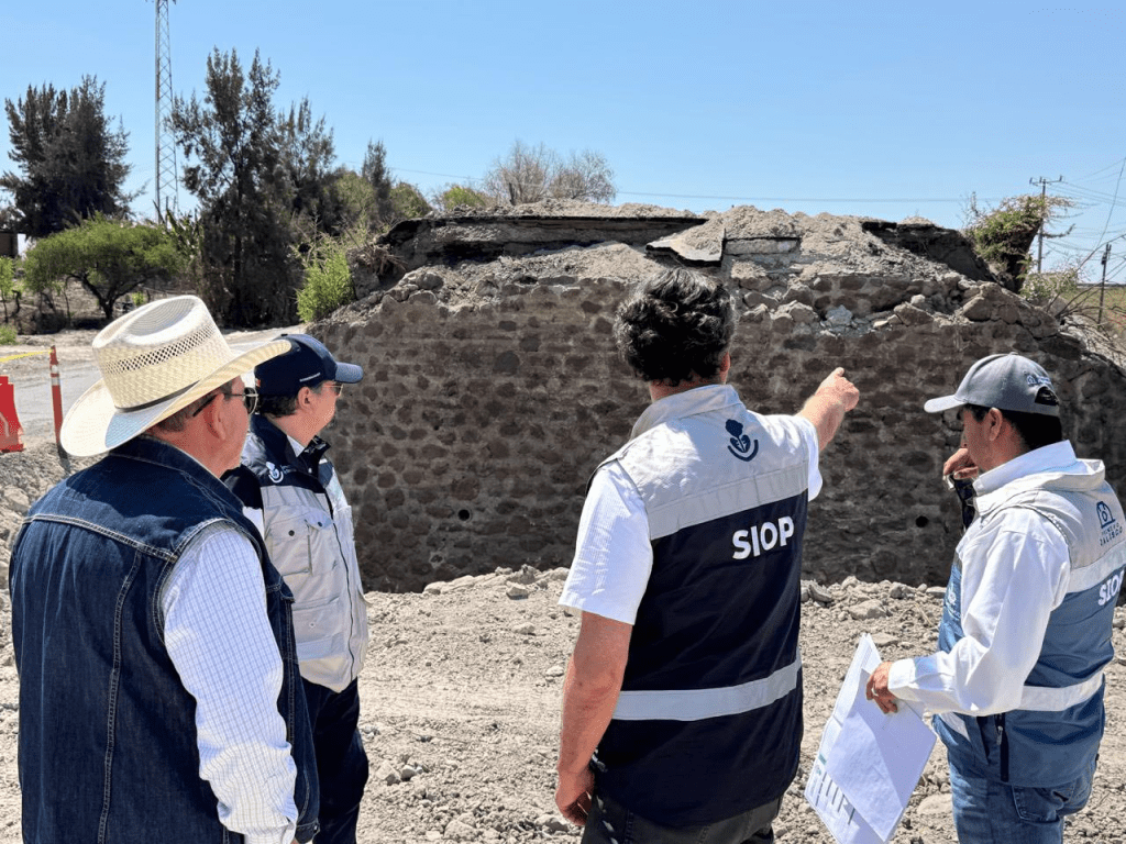 Supervisan avance del puente Loreto–San Ramón en La&nbsp;Barca