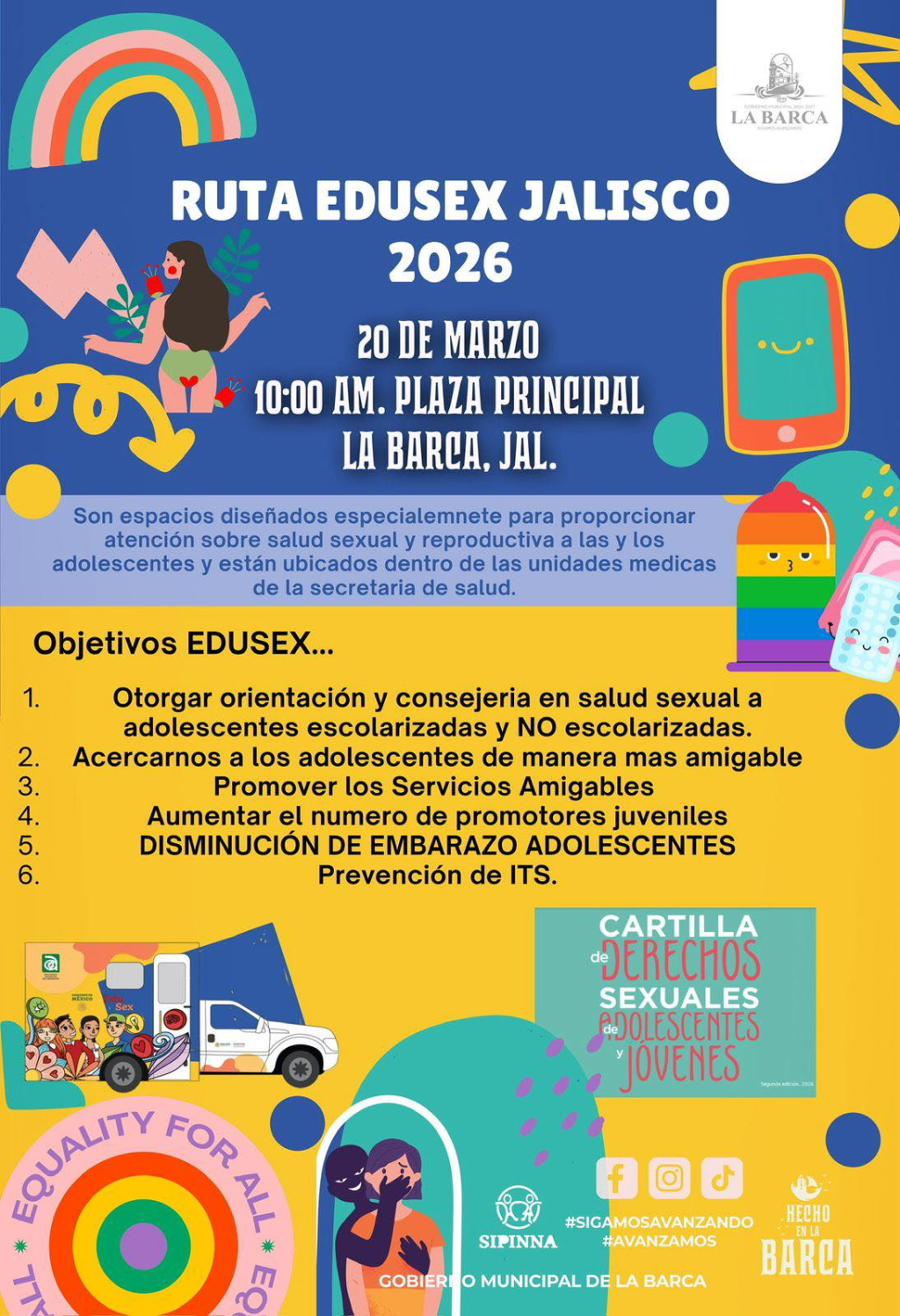 La Barca será sede de la Ruta EDUSEX Jalisco&nbsp;2026