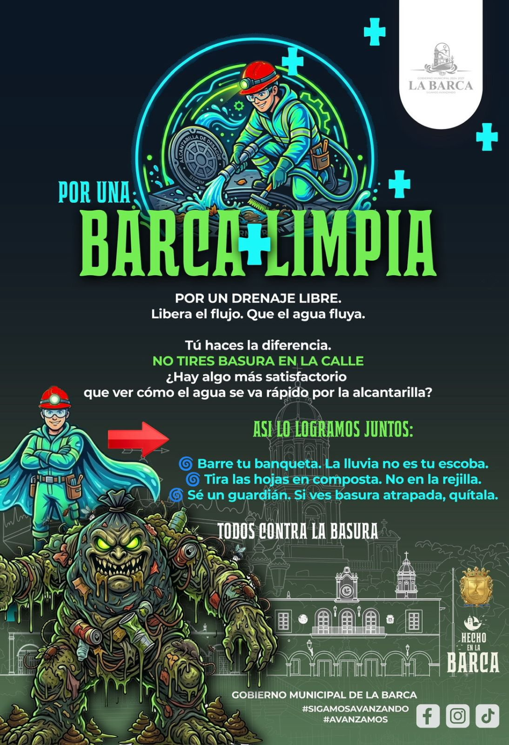 La Barca refuerza campaña “Por una Barca&nbsp;Limpia”