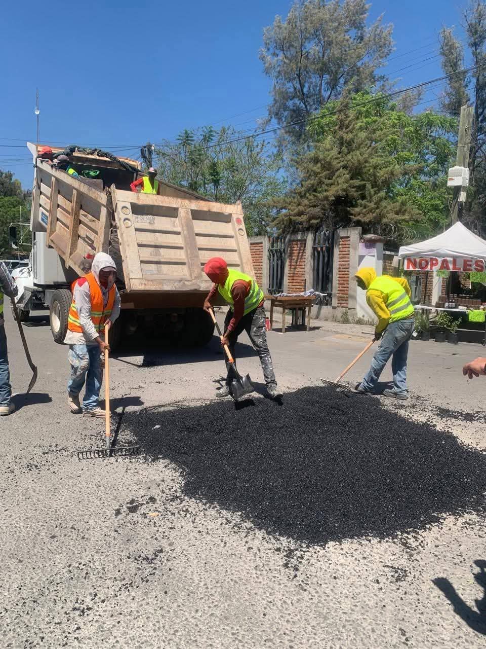 Continúa el Programa de Bacheo en La&nbsp;Barca