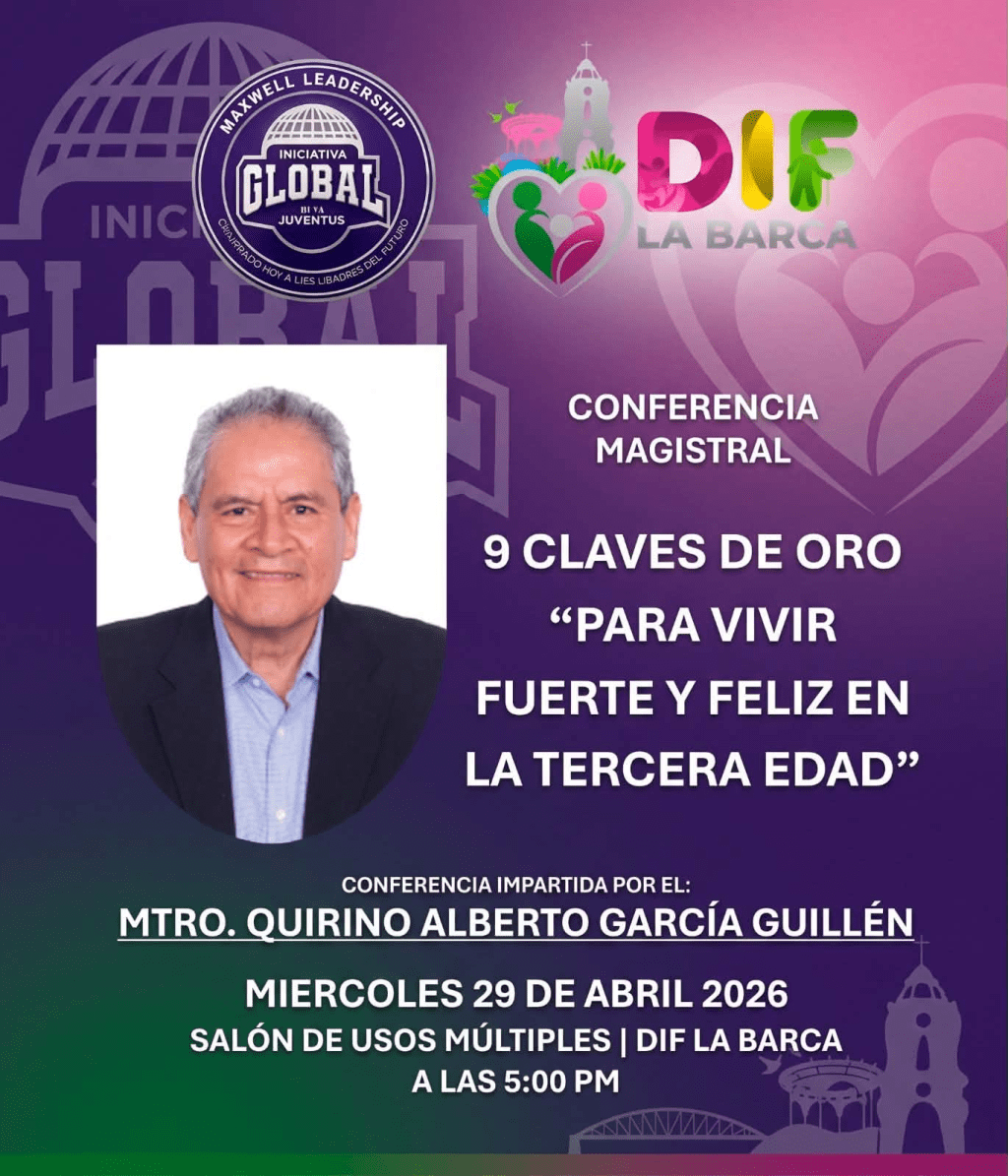 Conferencia para adultos mayores en el DIF La&nbsp;Barca