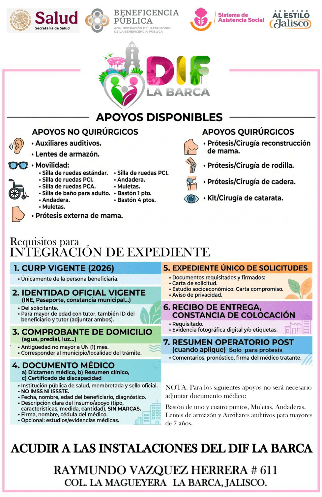 Salud al alcance de todos: DIF La Barca abre convocatoria de apoyos&nbsp;gratuitos