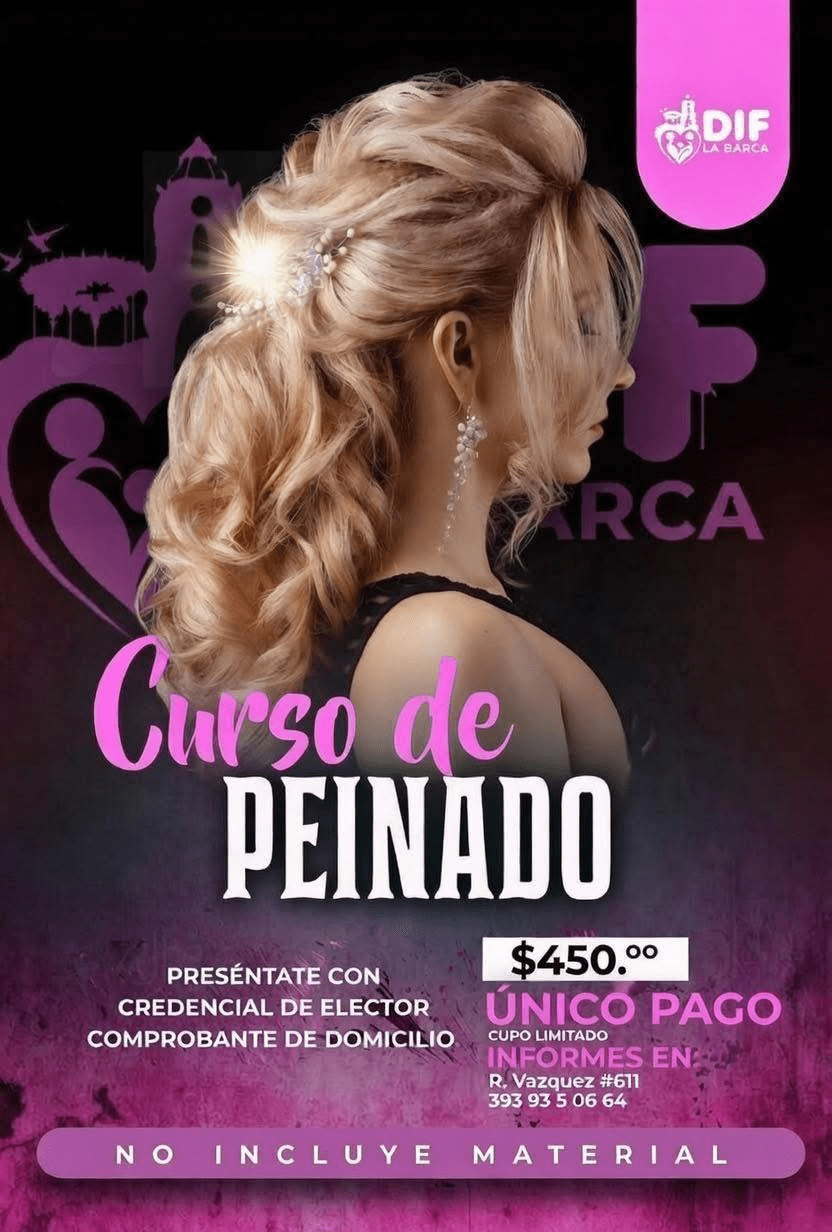 DIF La Barca impulsa capacitación en peinado para el&nbsp;autoempleo