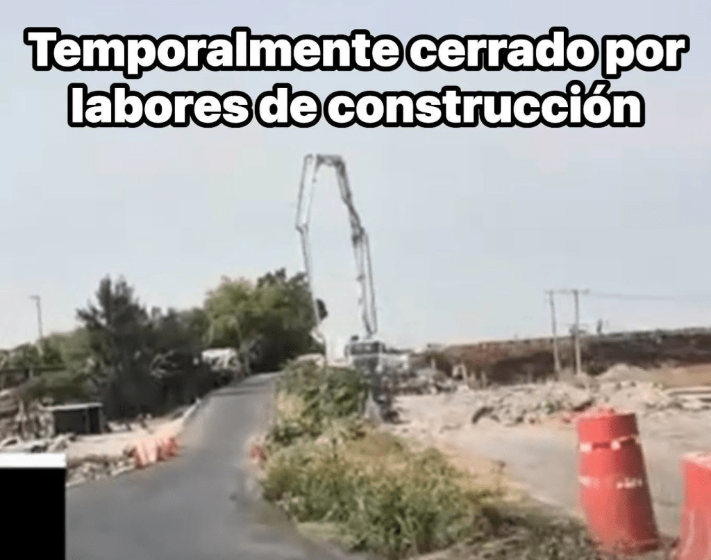 Cierre temporal del puente Loreto–San&nbsp;Ramón