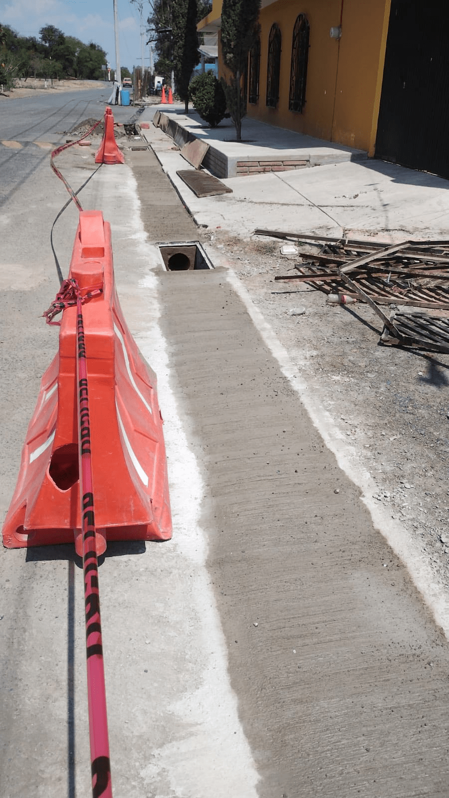 Reparación de boca de tormenta en&nbsp;Zalamea