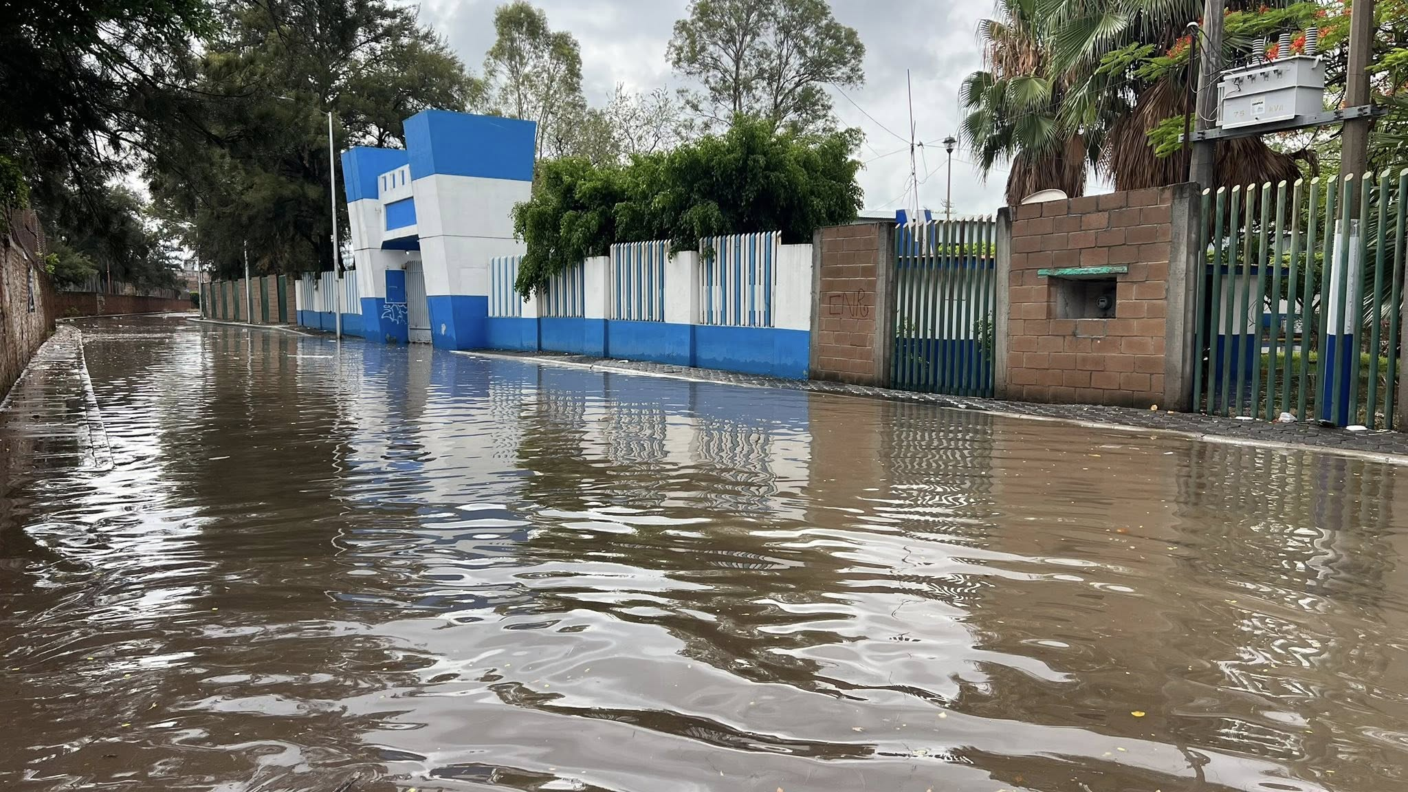 Afectaciones por lluvias en Sahuayo