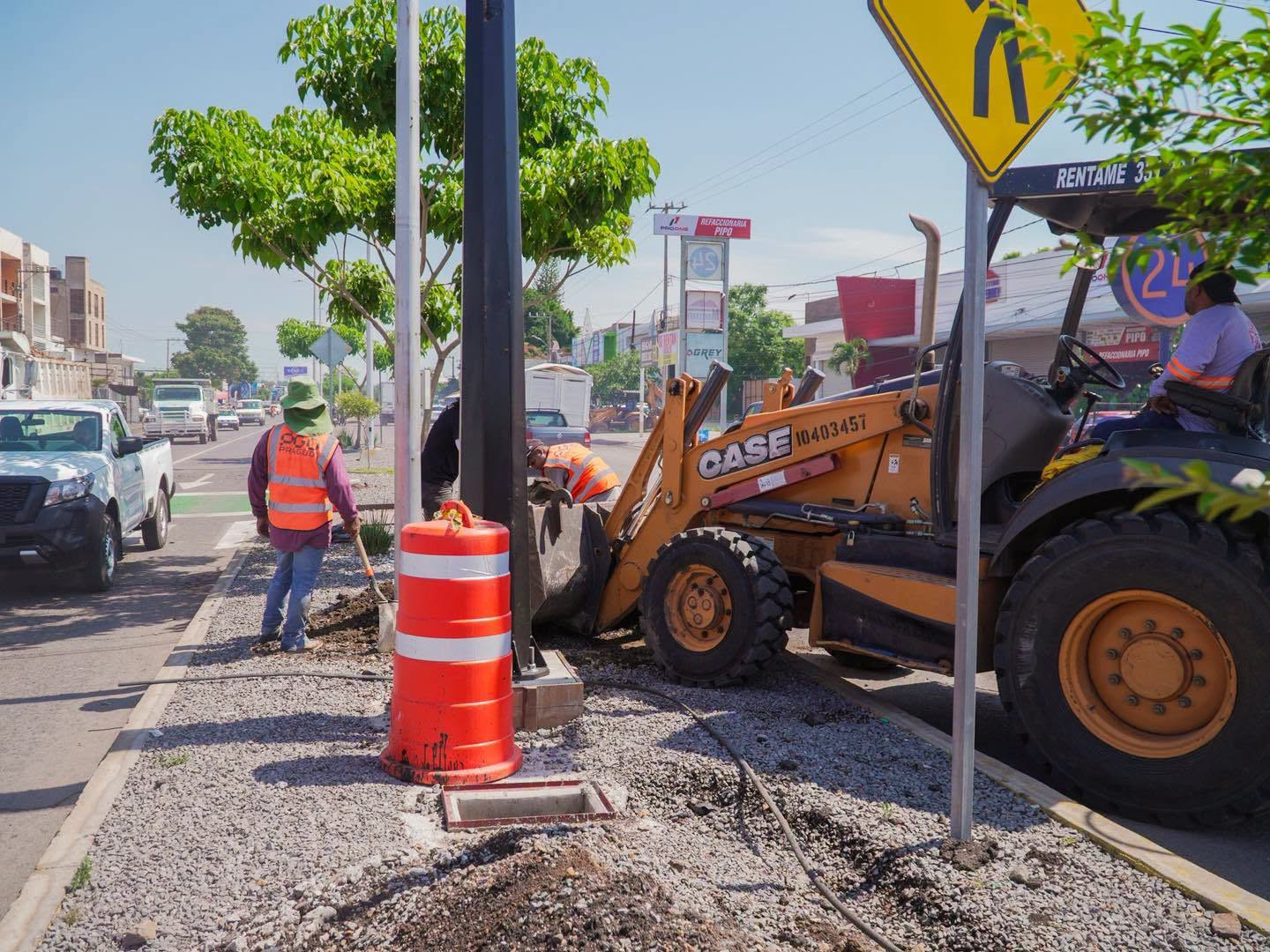 Avanza construcción del Cruce Seguro en San Isidro, Sahuayo