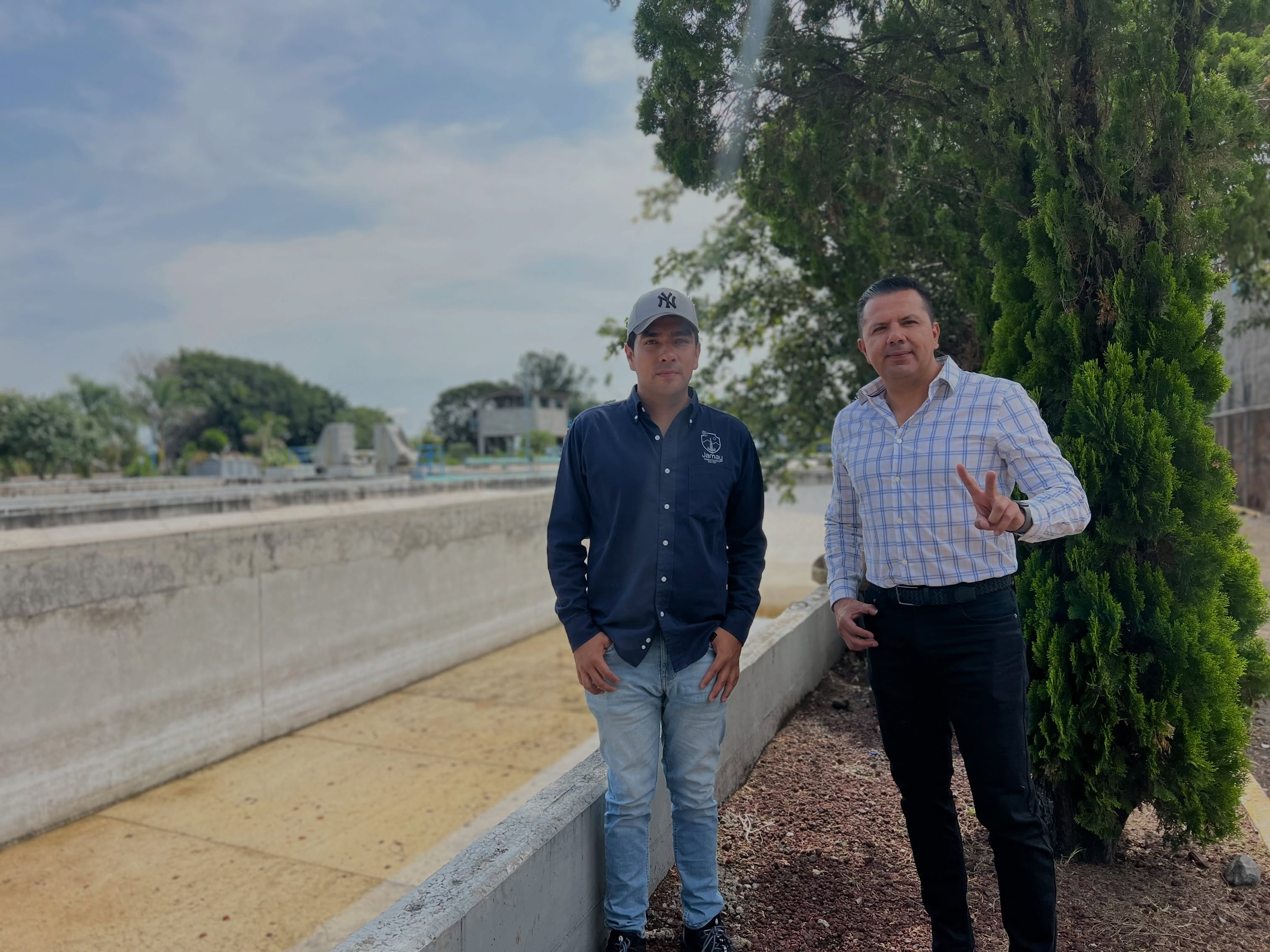 Avanza la rehabilitación de la Planta de Tratamiento de Aguas Residuales en Jamay